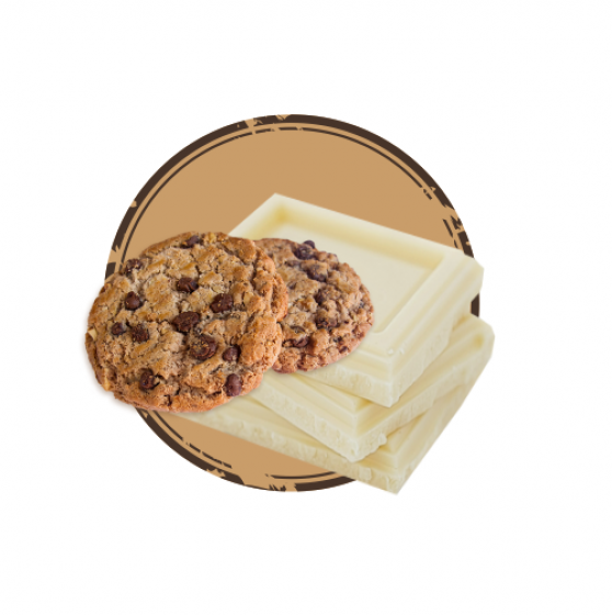 Noir ρόφημα σοκολάτας λευκή μπισκότο