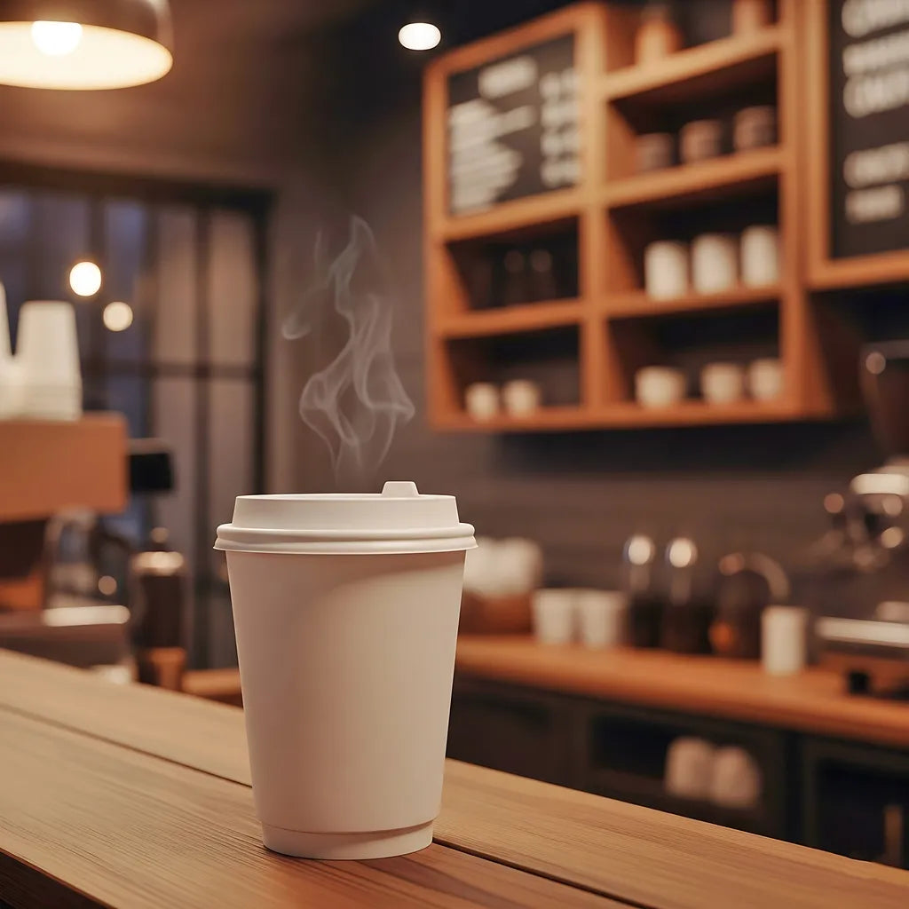 Branding στην εστίαση: Χάρτινα ποτήρια με λογότυπο και τιμές