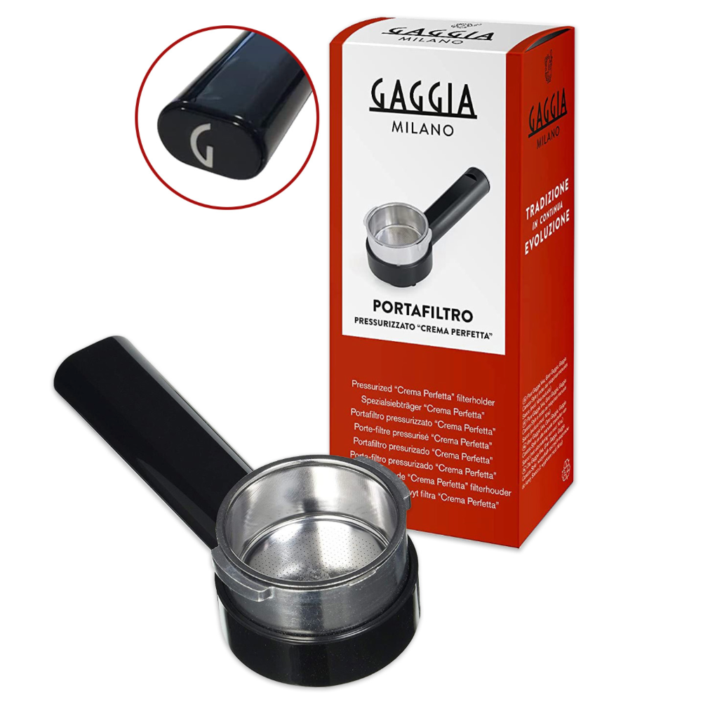 Complete filter holder arm with G logo