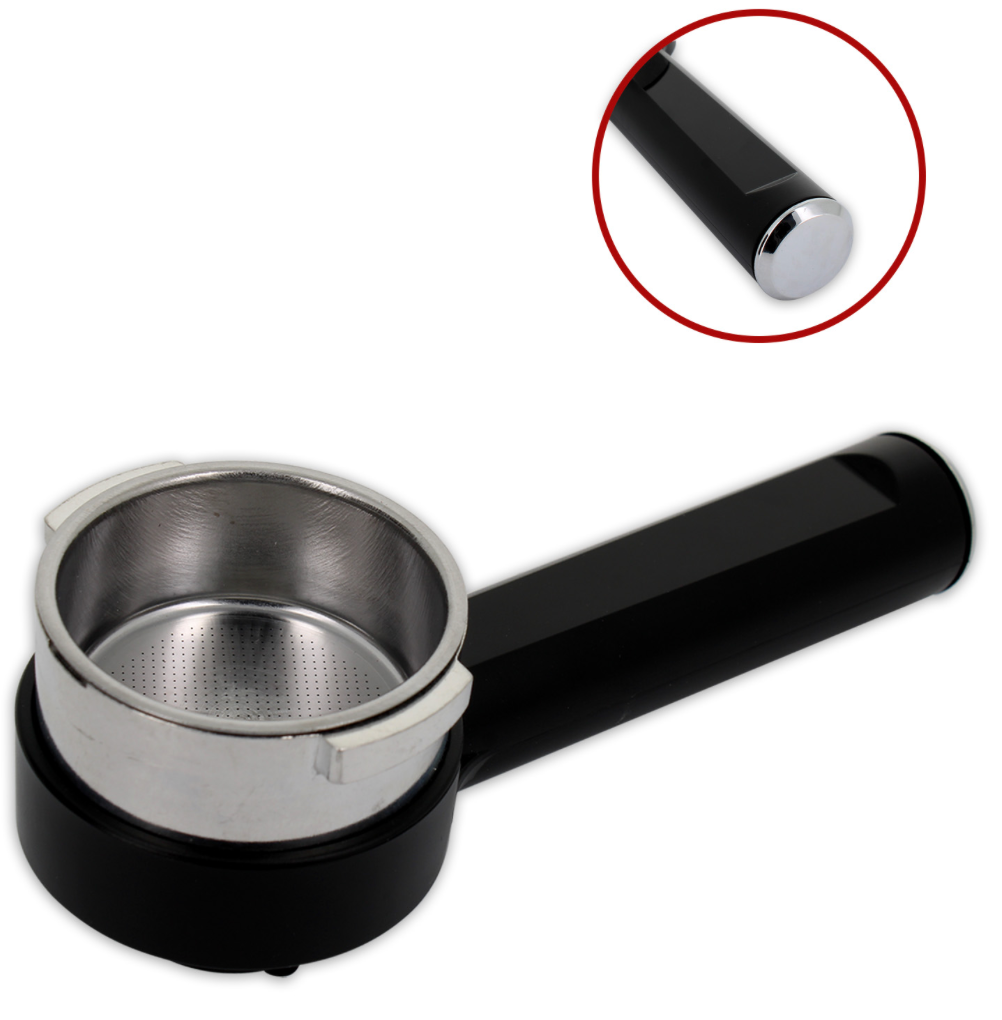 Pressurised filter holder without packaging