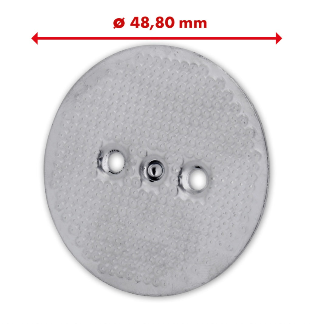 Aluminium shower disc 2 holes Gaggia Saeco