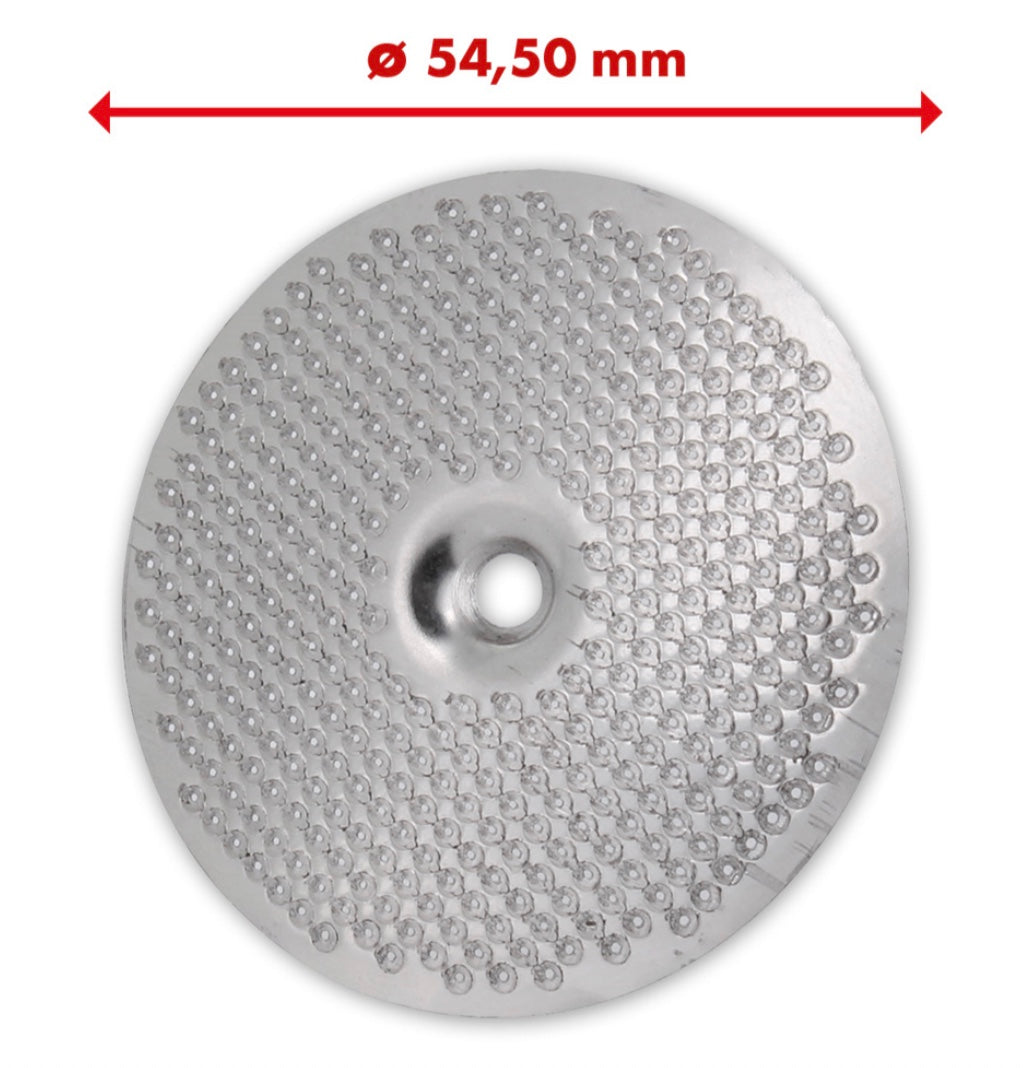 Steel shower disc Ø54.5mm