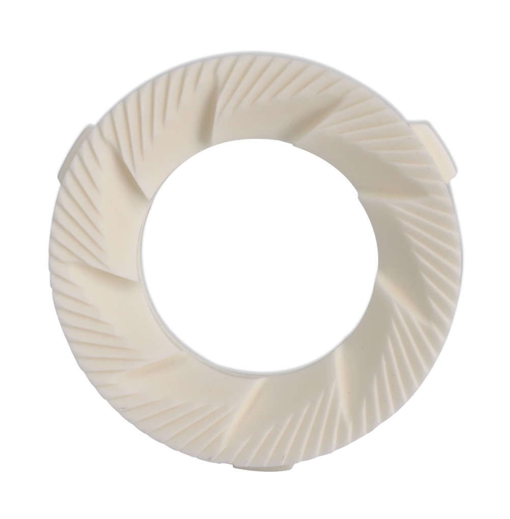 Single ceramic grinder for coffee machine