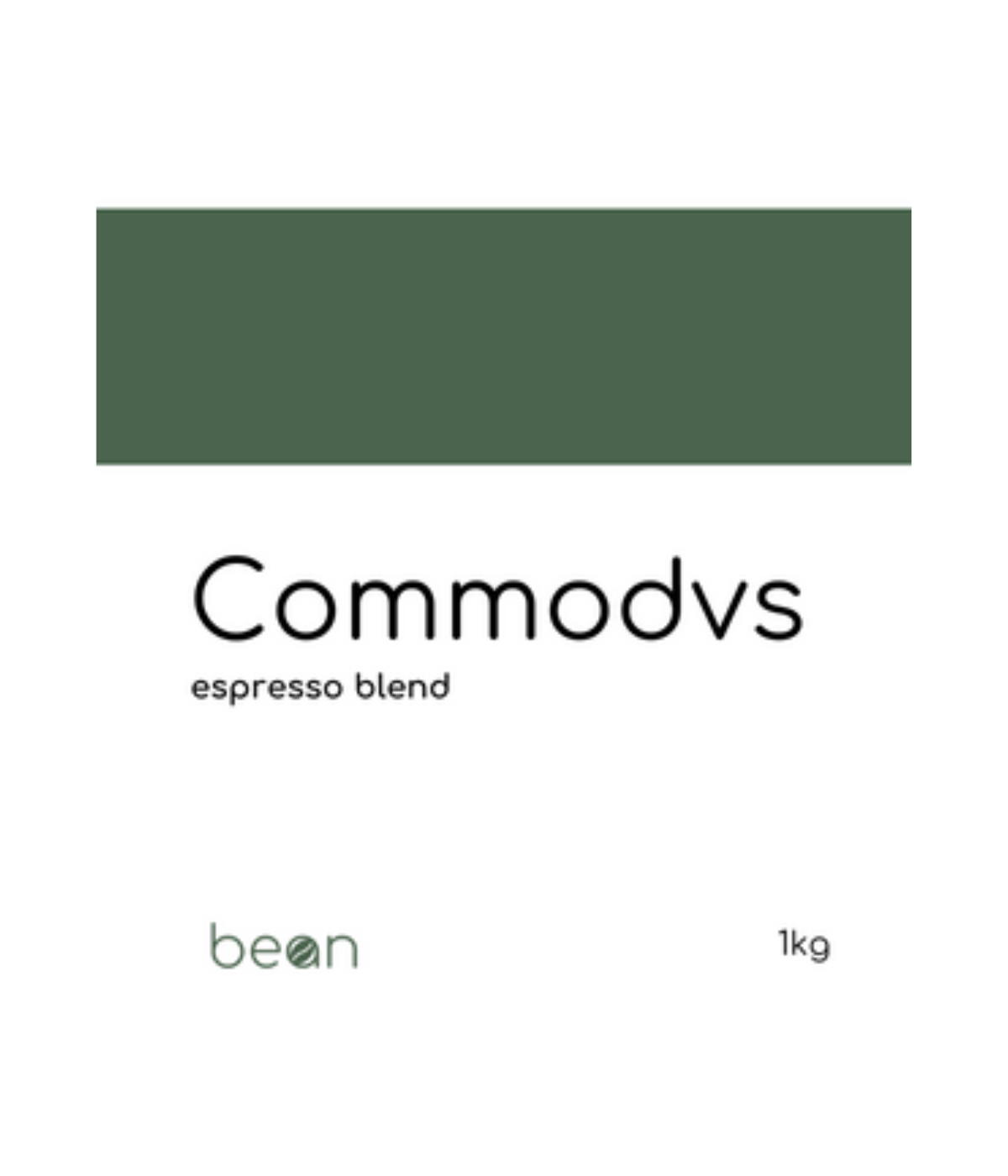 Bean Commodvs espresso blend 1kg