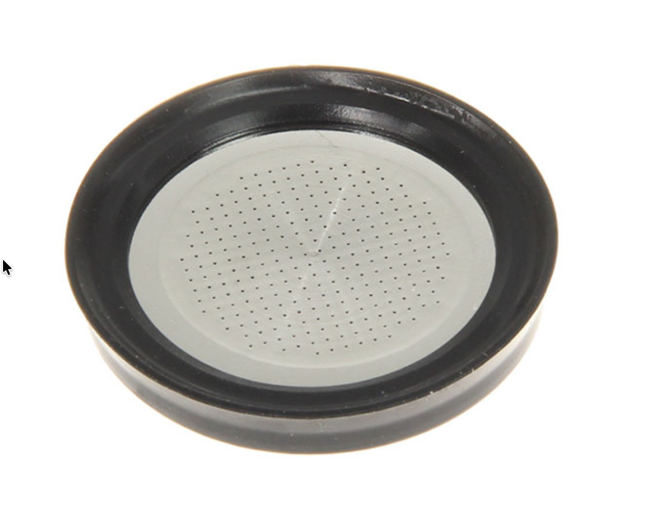 Whipping filter for coffee machines